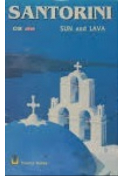 Santoryn Słońce i lawa