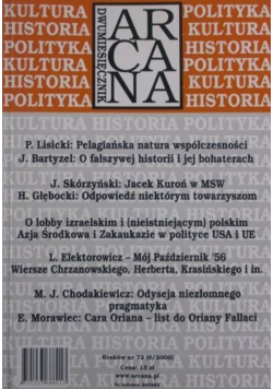 Dwumiesięcznik Arcana numer  72