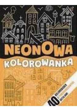 Neonowa kolorowanka pomarańczowa
