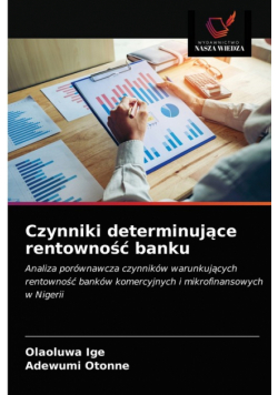 Czynniki determinujące rentowność banku