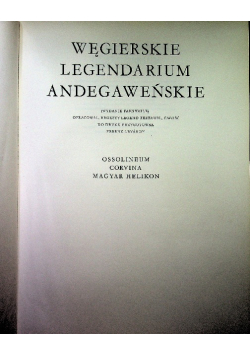 Węgierskie Legendarium andegaweńskie
