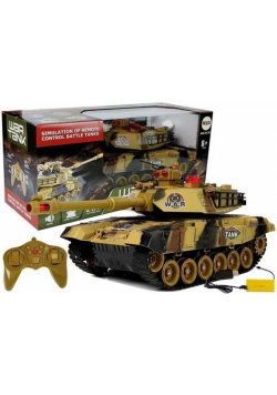 Czołg zdalnie sterowany R/C 2.4 Ghz zólty