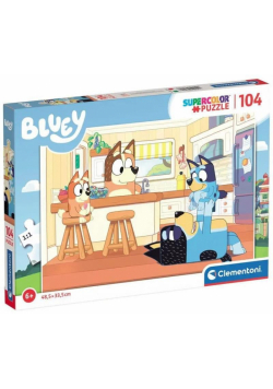 Puzzle 104 Superkolor Bluey