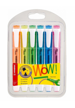 Zakreślacz Swing Cool etui 6 kolorów STABILO