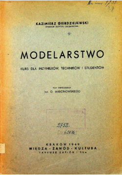 Modelarstwo 1949 r.