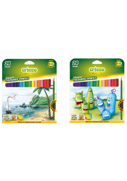 Kredki trójkątne 24 kolory CRICCO