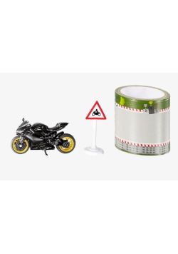 Siku 16 - Zestaw motocykl + taśma S1601