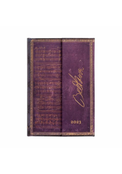 Kalendarz Paperblanks 2023 Beethoven, Violin Sonata No. 10 Mini Tygodniowy