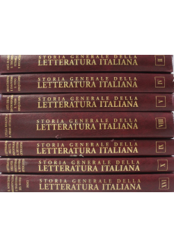 Litteratura italiana 7 tomów