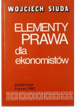 Elementy prawa dla ekonomistów