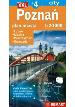 Poznań plus 4 - plan miasta