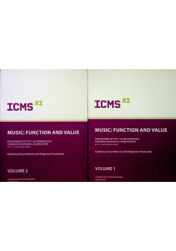 Music Function and Value Tom 1 i 2