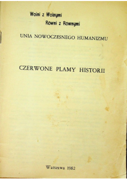 Czerwone plamy historii