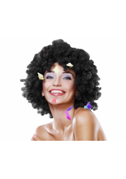 Peruka mega afro czarna