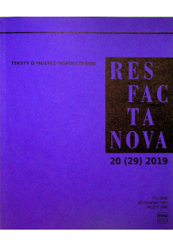 Res facta nova nr 20 rok 2019