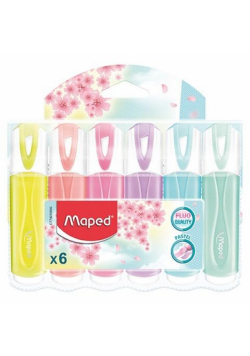 Zakreślacz Fluo Peps pastel 6 kolorów MAPED