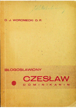 Błogosławiony Czesław Dominikanin 1947 r.