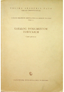 Katalog dokumentów tureckich