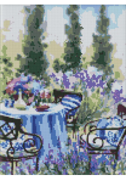 Diamentowa mozaika - Szczęście w Prowansji 30x40cm