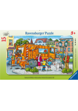 Puzzle 15 Śmieciarka