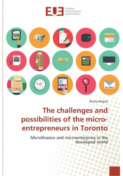 The challenges and possibilities of the micro-entrepreneurs in Toronto
