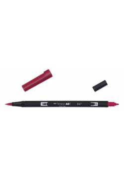 Flamaster dwustronny akwarelowy crimson (6szt)