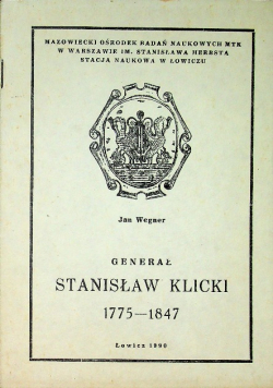 Generał Stanisław Klicki 1775-1847