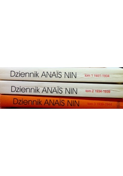 Dziennik Anais Nin tom 1 do 3