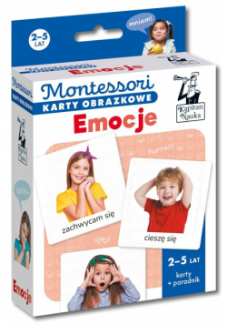 Montessori. Karty obrazkowe Emocje (2-5 lat)