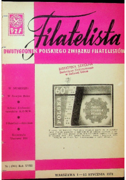 Filatelista nr 1 do 24 / 1971