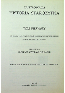Dzieje powszechne ilustrowane Tom 1 Część 1