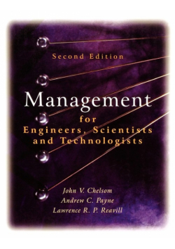 Management for Engineers, Scientists 2e