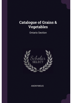 Catalogue of Grains & Vegetables