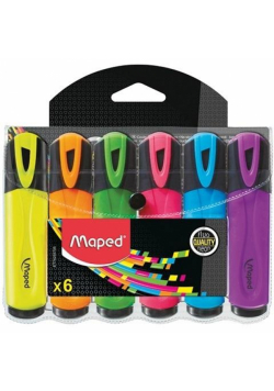 Zakreślacz Fluo Peps 6 kolorów MAPED