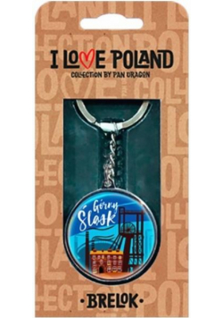 Brelok I love Poland Górny Śląsk ILP-BRE-A-KAT-02