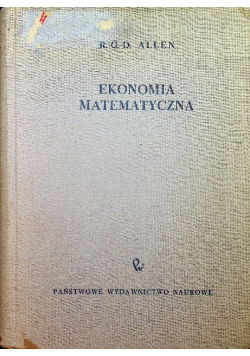 Ekonomia matematyczna