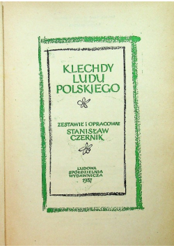 Klechdy ludu polskiego