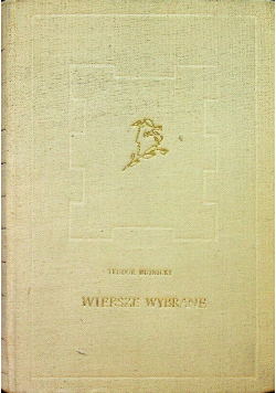 Bujnicki Wiersze wybrane