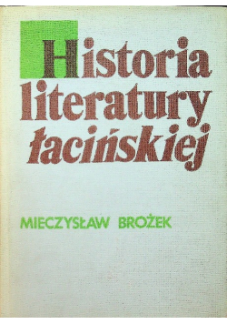 Historia literatury łacińskiej