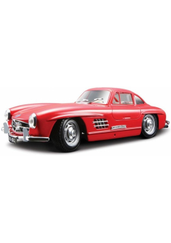 Mercedes Benz 300SL 1954 czerwony BBURAGO
