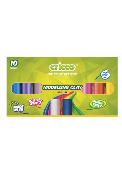 Modelina 10 kolorów CRICCO