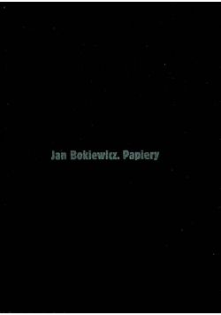 Jan Bokiewicz Papiery