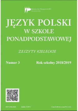 Język polski w szkole ponadpodst. nr 3 2018/2019