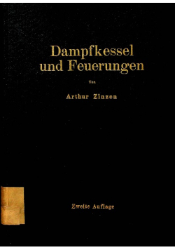 Dampfkessel und Feuerungen