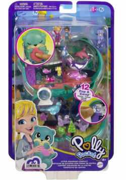 Polly Pocket. Otter Aquarium Compact HCG16