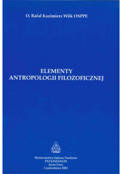 Elementy antropologii filozoficznej