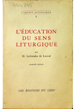 L education du sens liturgique