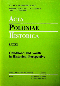 Acta Poloniae Historica LXXIX