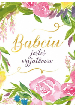 Karnet B6 Babcia