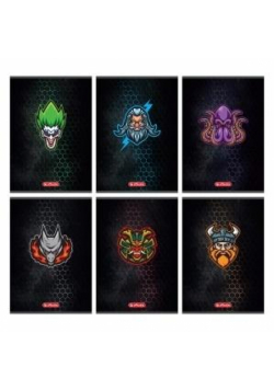Zeszyt A5/80K kratka Game Avatars (5szt)
